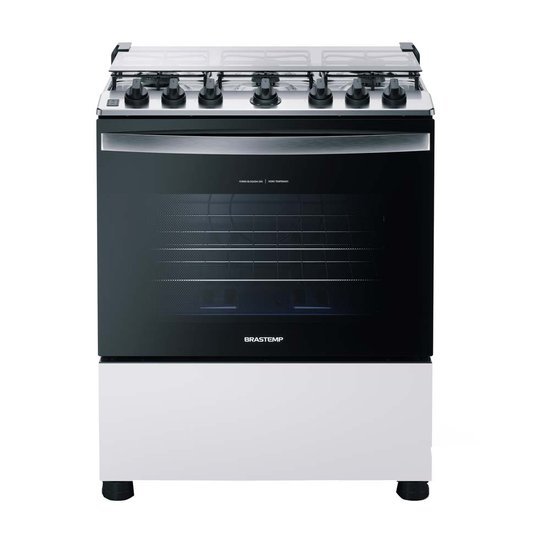 Fogão a Gás Brastemp, 6 Bocas, Acendimento Automático - BFS6NCB