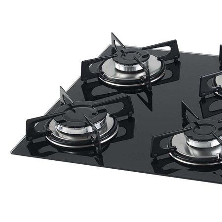 Cooktop a Gás 4 Bocas Fischer, Mesa de Vidro - 1519-5713