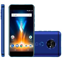 Smartphone Quantum V, 64GB, 13MP, 4G Dual Chip, Azul - QX2