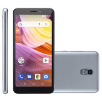 Smartphone Multilaser MS50G, Quad Core, Dual, 8GB, 8MP, 3G, Prata - P9072