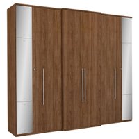 Guarda-Roupa / Roupeiro THB Magnific Plus Glass, 6 Portas, 4 Gavetas, Espelho
