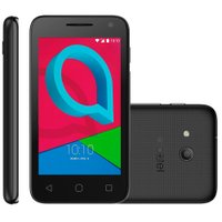 Smartphone Alcatel Pixi 4'', 8GB, 8MP, Dual Chip, 3G, Preto - 4034E