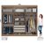 Guarda-Roupa / Roupeiro Henn Amaro, 6 Portas, 3 Gavetas - D177