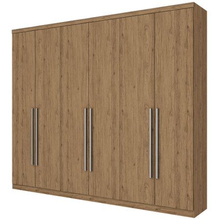 Guarda-Roupa / Roupeiro Henn Amaro, 6 Portas, 3 Gavetas - D177