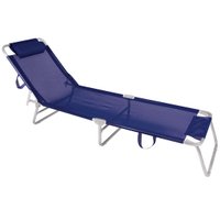 Cadeira de Praia Espreguiçadeira Alumínio Mor Azul - 2701