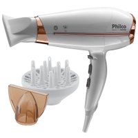 Secador de Cabelos Semiprofissional Philco Beauty Rose, 2000W, 2 Velocidades