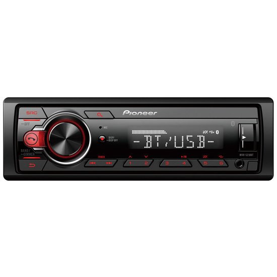 Som Automotivo Pioneer, Entrada USB, Bluetooth - MVH-S218BT