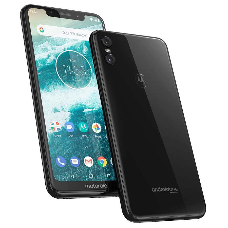 Smartphone Motorola Moto One, 64GB, Dual Chip, 4G, Preto XT1941 Colombo