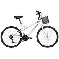 Bicicleta Caloi Ventura, Aro 26, 21 Marchas, Freios V-Brake, Quadro 18, Branca