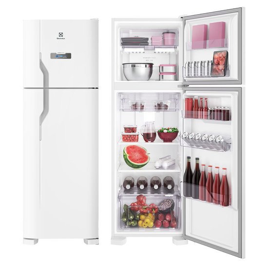 Geladeira / Refrigerador Electrolux Frost Free, 2 Portas, 371L, Branco - DFN41