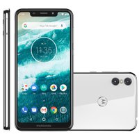 Smartphone Motorola Moto One, 64GB, Dual Chip, 4G, Branco - XT1941