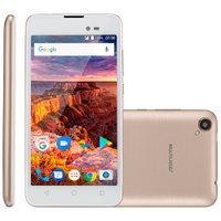 Smartphone Multilaser MS50L, 3G, 8GB, 8MP, Dourado - P9052