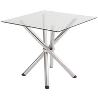 Mesa Quadrada com Tampo de Vidro Unimóvel - 4803