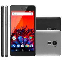 Smartphone Multilaser MS60F, 16GB, 4G, 8MP, Dual Chip, Preto/Prata - P9055