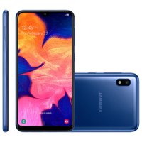 Smartphone Samsung Galaxy A10, 32GB, 13MP, 4G, Dual Chip, Azul - A105M