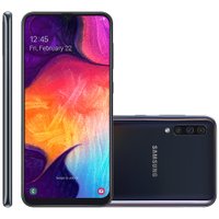 Smartphone Samsung Galaxy A50, 64GB, 4G, Câmera Traseira Tripla, Preto - A505G