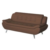 Sofá 3 Lugares Linoforte Mirage, em Corino