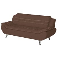 Sofá 3 Lugares Linoforte Mirage, em Suede