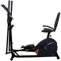 Bicicleta Ergométrica Horizontal e Elíptico Magnético Dream Energy Double II