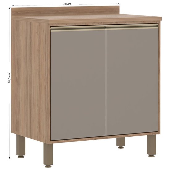 Balcão 80 cm Luciane Yara, 2 Portas 1302 | Colombo