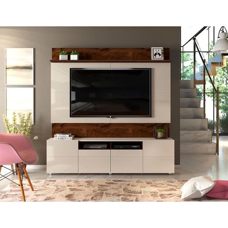 Estante Home Theater DJ Móveis Quadrus, 4 Portas