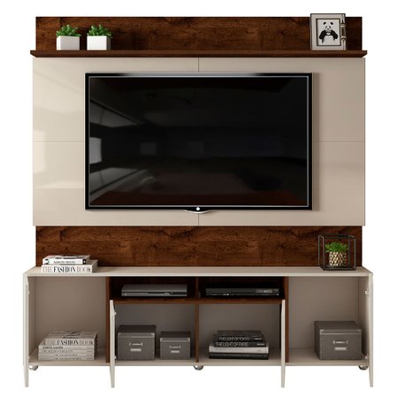 Estante Home Theater DJ Móveis Quadrus, 4 Portas