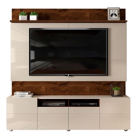 Estante Home Theater DJ Móveis Quadrus, 4 Portas