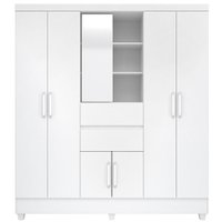 Guarda-Roupa / Roupeiro Demóbile Capela, 7 Portas, 2 Gavetas, Espelho - 82760