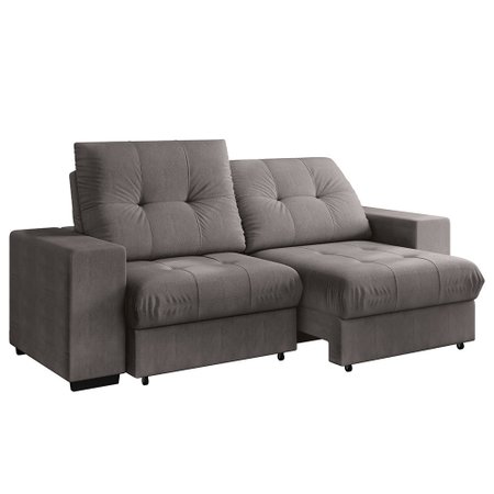 Sofá 4 Lugares Retrátil e Reclinável Linoforte Centaurus