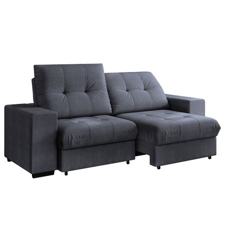 Sofá 4 Lugares Retrátil e Reclinável Linoforte Centaurus