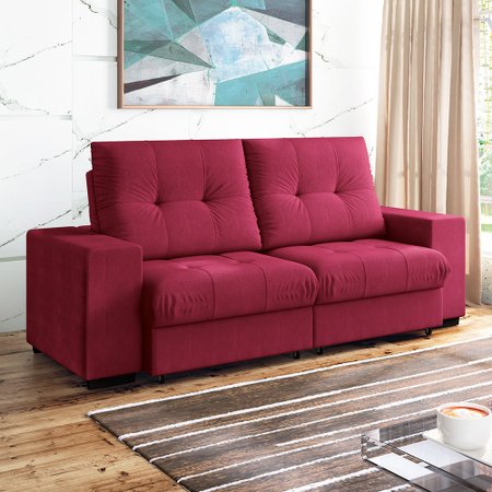 Sofá 4 Lugares Retrátil e Reclinável Linoforte Centaurus