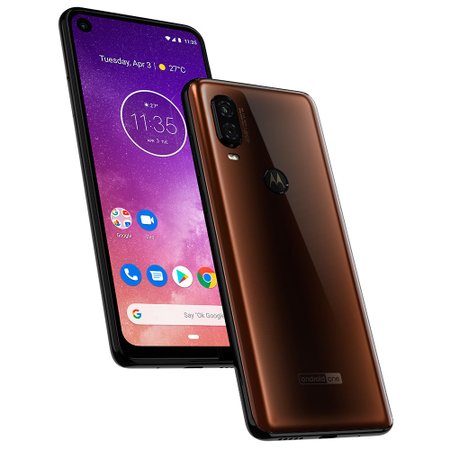 Smartphone Motorola One Vision, 128GB, 4G, 48MP + 5MP, Bronze - XT1970