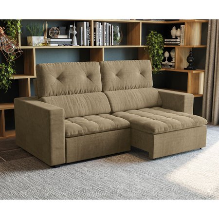 Sofá 2 Lugares Retrátil e Reclinável Kappesberg Vintage