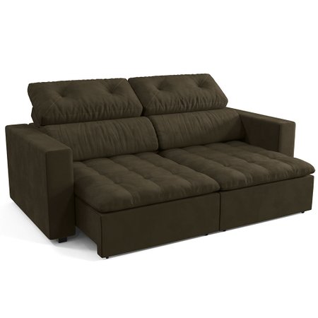 Sofá 2 Lugares Retrátil e Reclinável Kappesberg Vintage