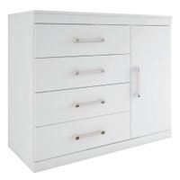 Cômoda Santos Andirá Plus, 4 Gavetas, 1 Porta