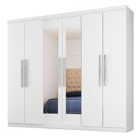 Guarda-Roupa / Roupeiro Araplac, 6 Portas, 4 Gavetas - 7000