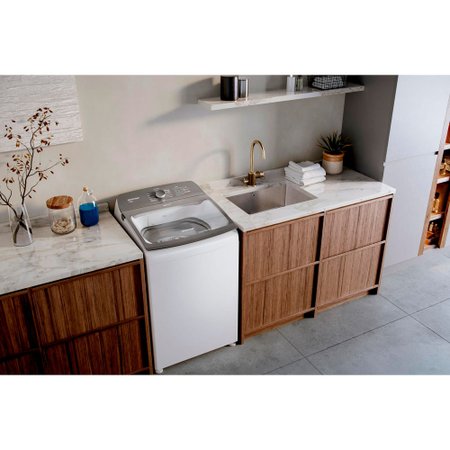 Lavadora de Roupas Brastemp 12Kg, Automatica, Branca - BWK12AB