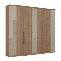 Guarda-Roupa / Roupeiro THB Royalle Plus, 7 Portas, 4 Gavetas