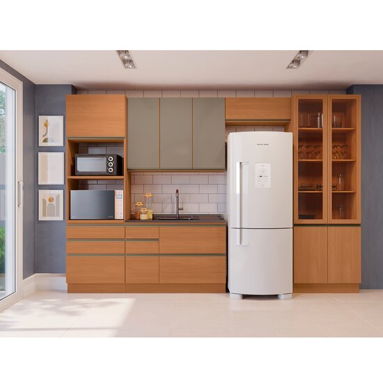 Armário Aéreo 120 cm Kappesberg Maxxi 3 Portas G767 | Colombo