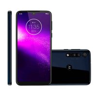 Smartphone Motorola One Macro, 64GB, 4G, Câmera Tripla, Azul - XT2016