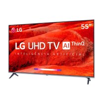 Smart TV Ultra HD LED 55 LG, 4K, 4 HDMI, 2 USB - 55UM7520PSB