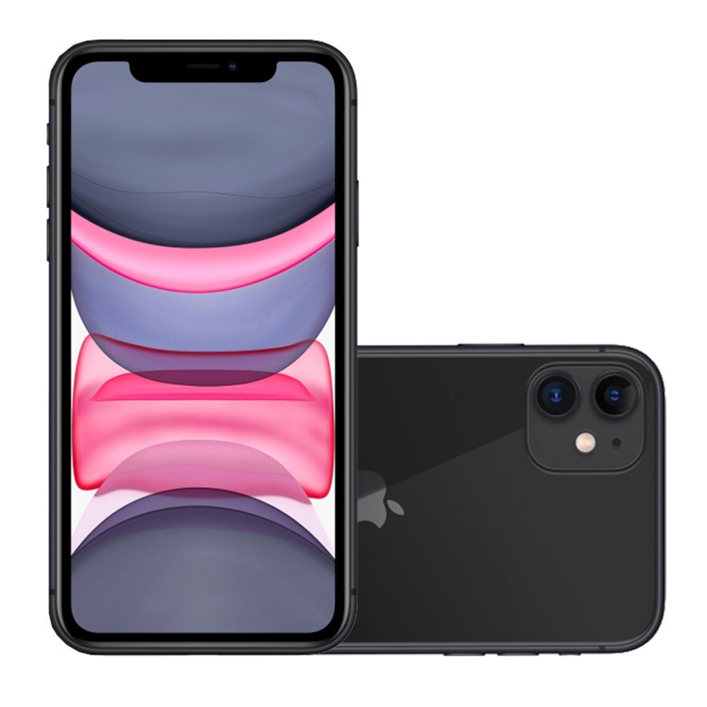 iPhone 11 Apple, 128GB, 12MP, 4G, iOS 13, Preto Colombo