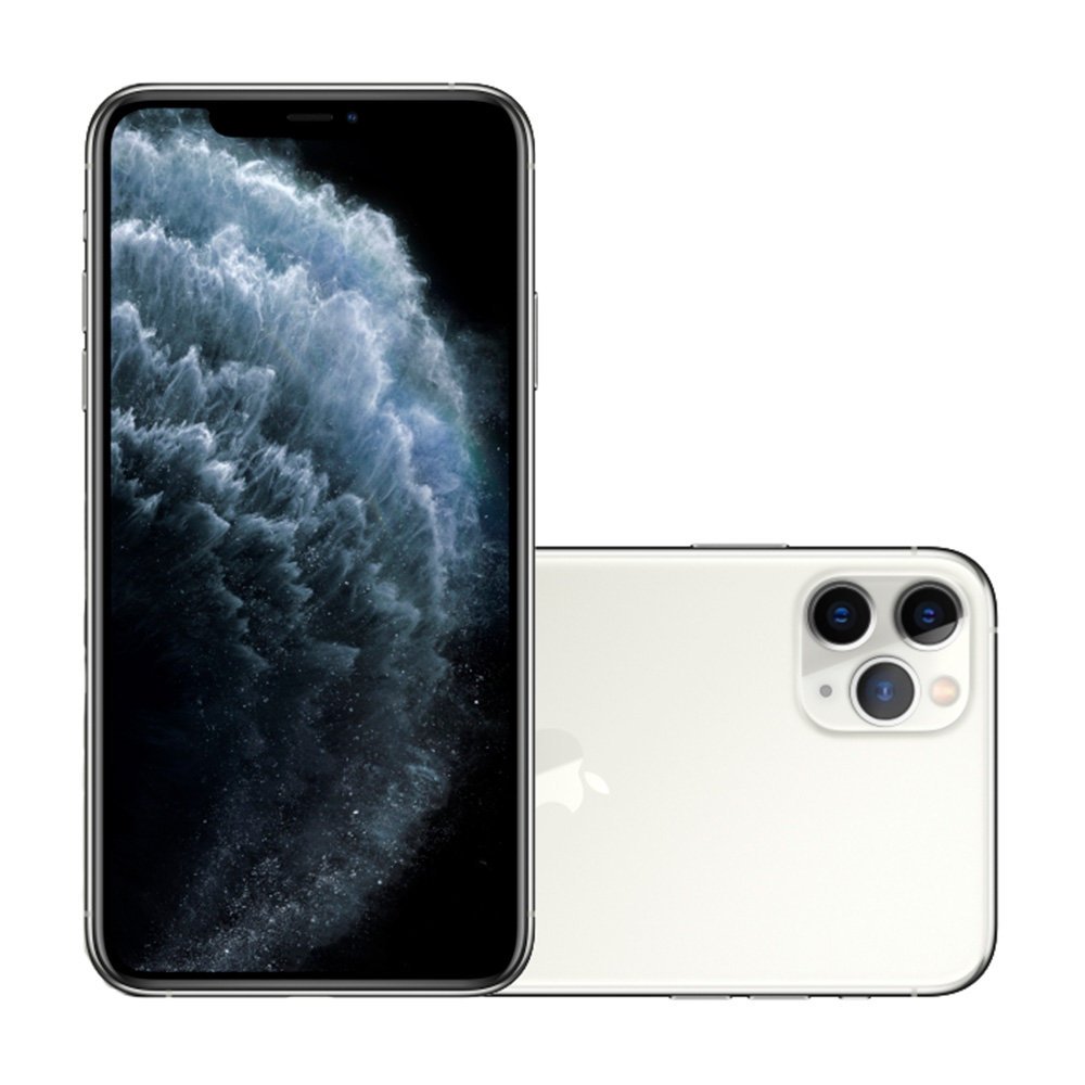 iPhone 11 Pro Apple, 64GB, 12MP, 4G, iOS 13, Prata Colombo