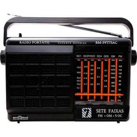 Radio Portatil Motobras FM/AM/OC 7 Faixas - RM-PFT73/AC