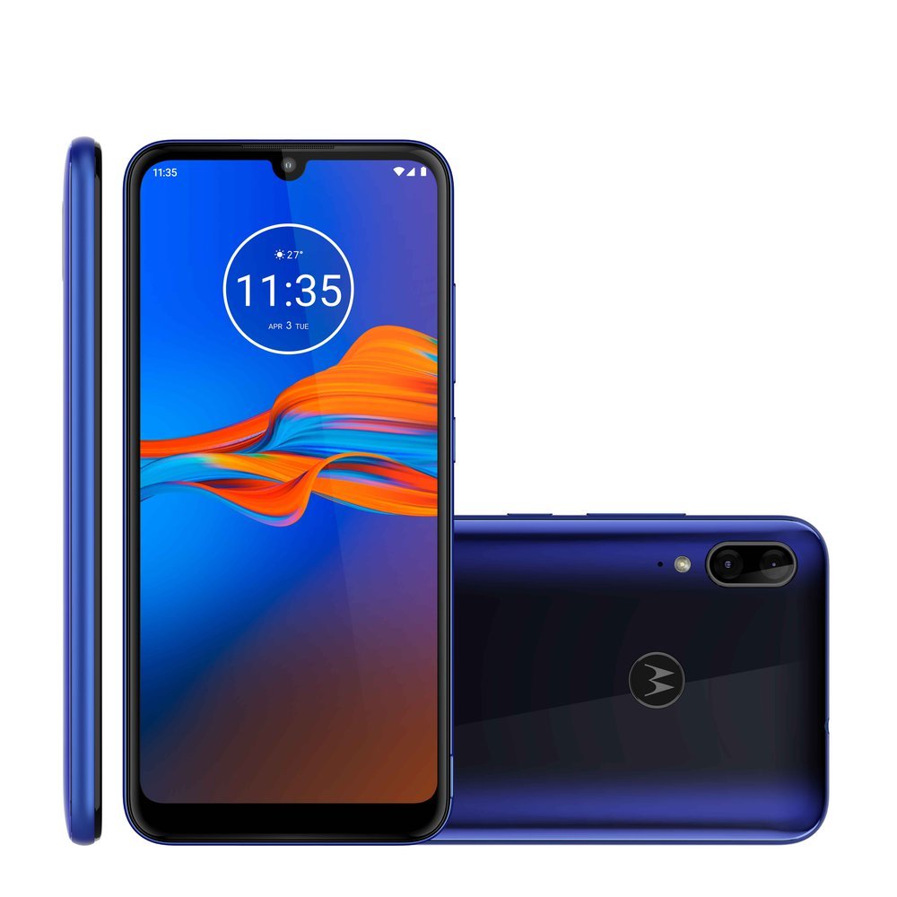 Smartphone Motorola Moto E6 Plus, 64GB, Dual Chip, 4G, Azul - XT2025