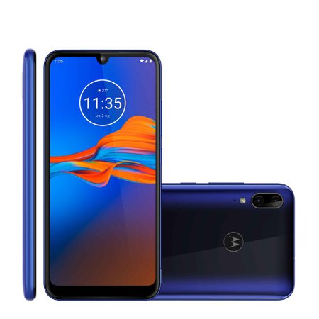 Smartphone Motorola Moto E6 Plus, 64GB, Dual Chip, 4G, Azul - XT2025