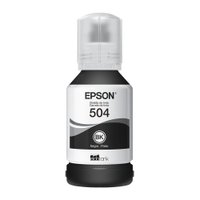 Garrafa de Tinta para Impressora Epson, Preto - T504