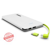 Carregador Portátil Power Bank Pineng 5000mAh, Branco, Produto Original