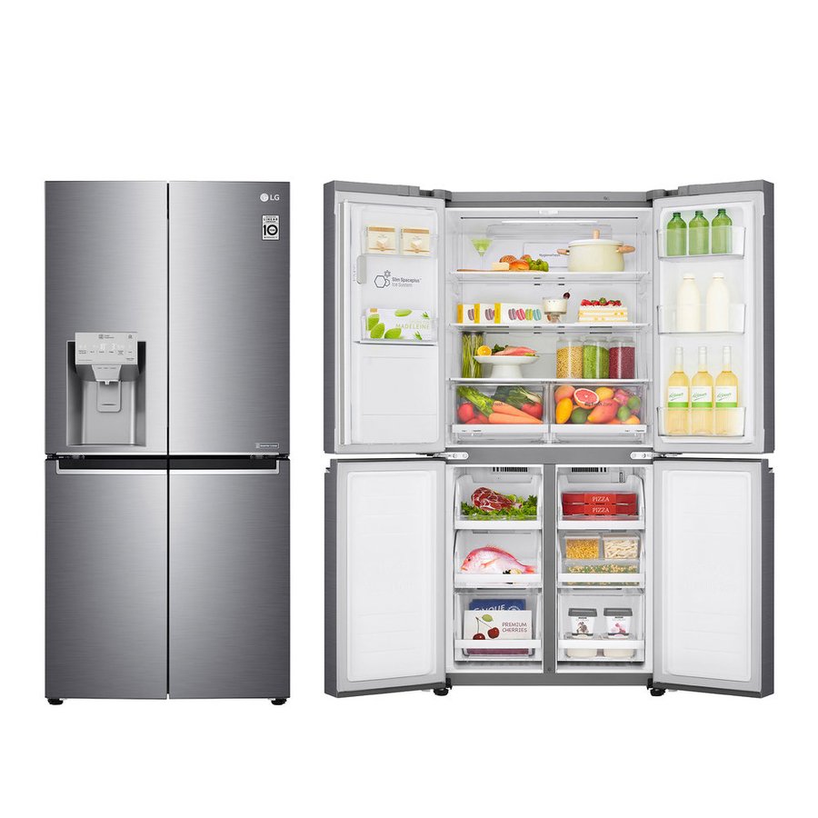 Geladeira / Refrigerador Smart LG French Door Inverter 428L Inox Nature