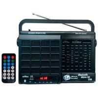 Rádio Portátil Motobras AM/FM/OC, Bluetooth, Preto - RM-PU32/AC